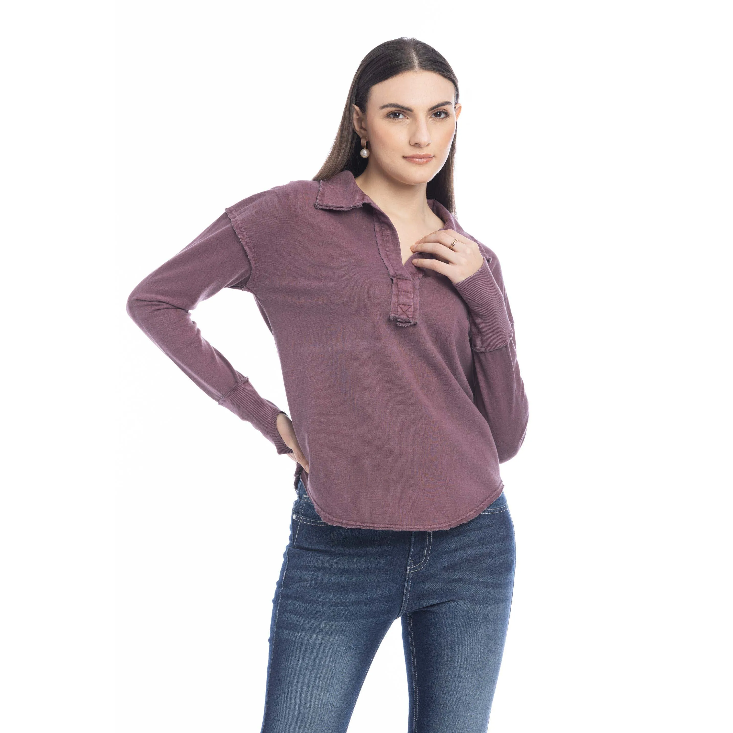 Amani Collared Top