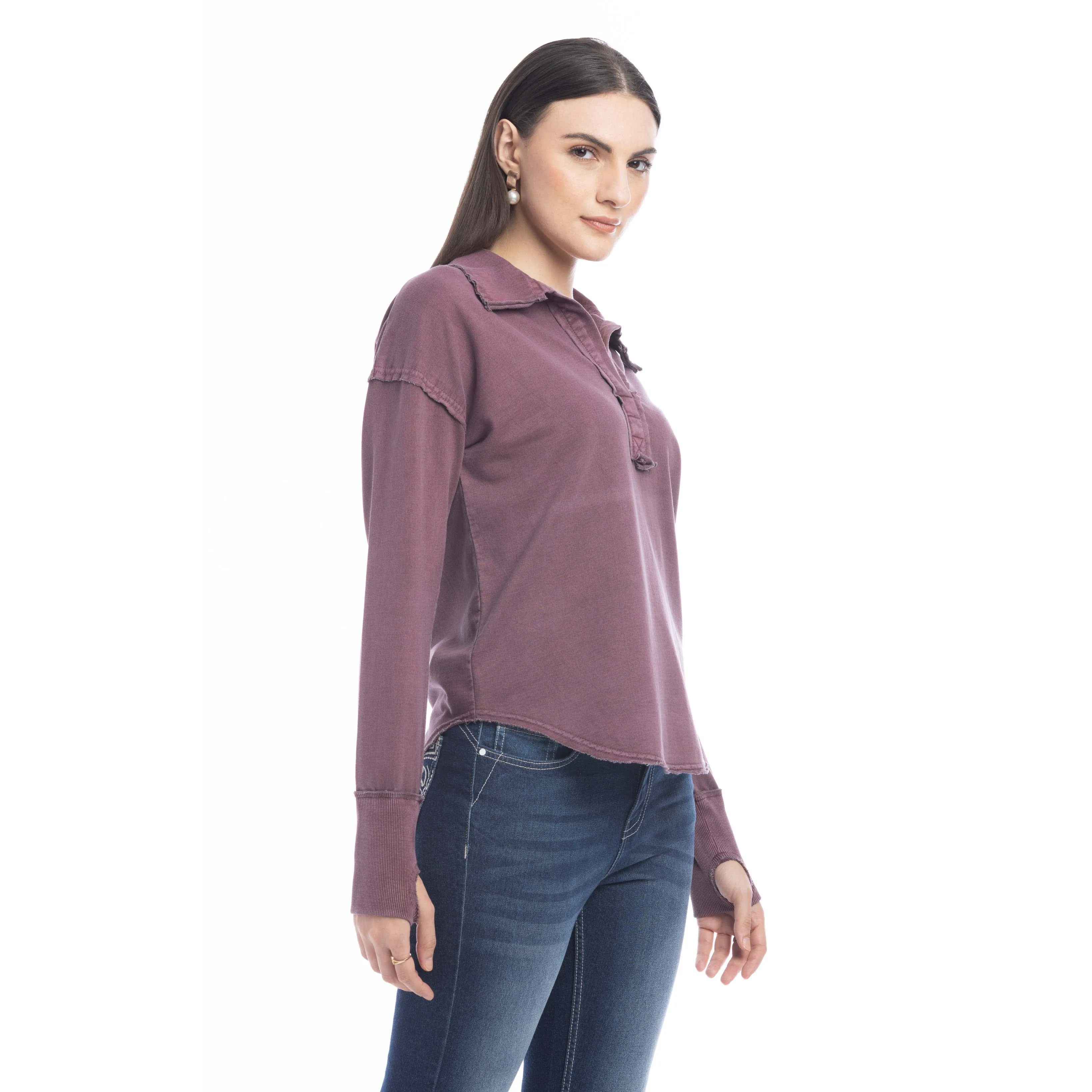 Amani Collared Top