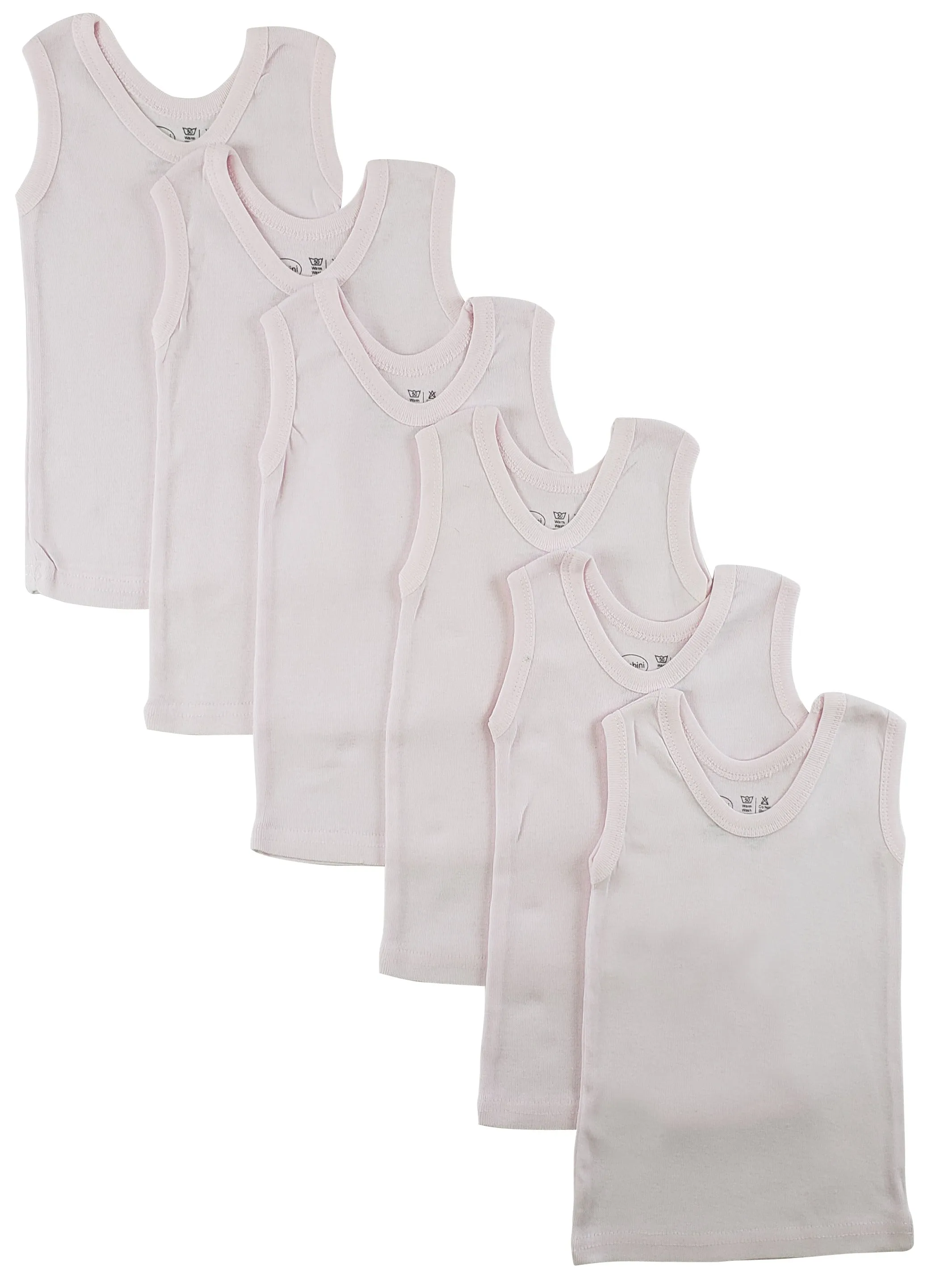 Bambini Pink Tank Top 3 Pack