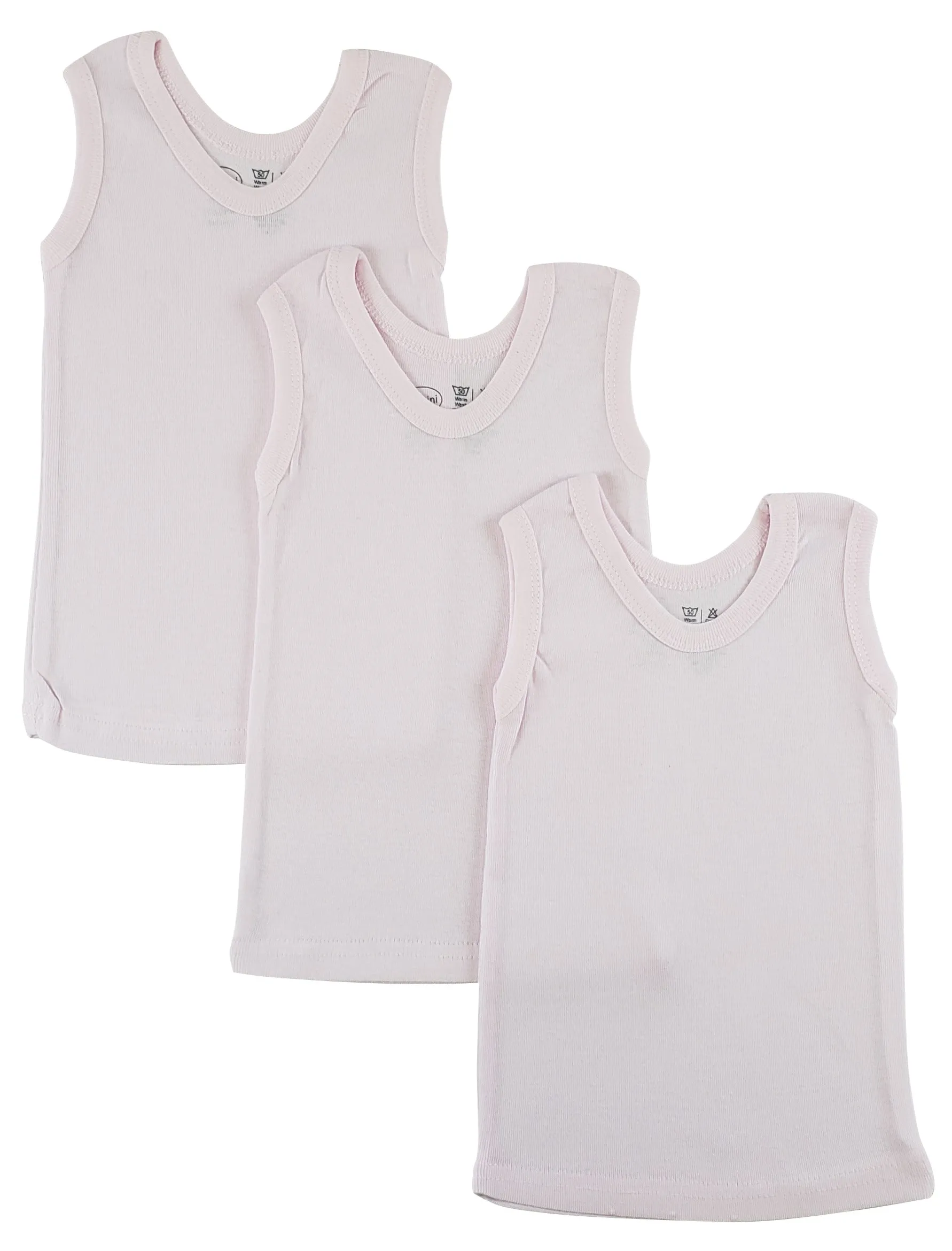 Bambini Pink Tank Top 3 Pack