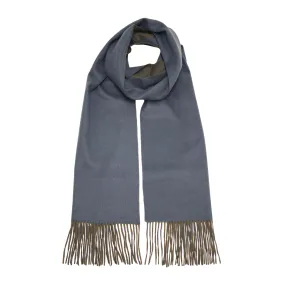 Blue Camel Cashmere Woven Double Face Scarf