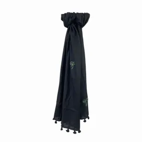 Citrus Bow Scarf - Black