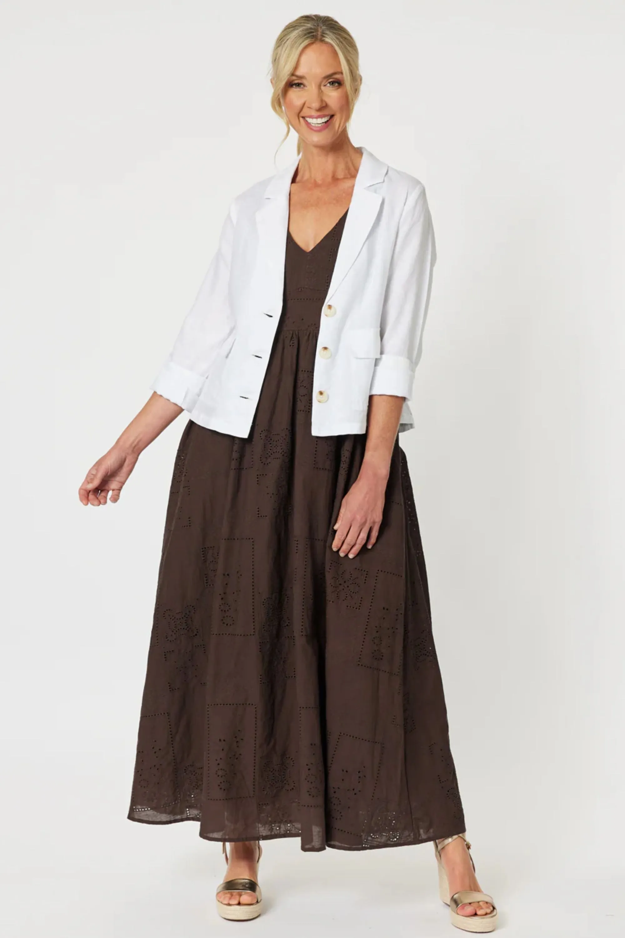 DANIELLE LINEN JACKET - 37285GS