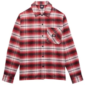 Dickies Forest Flannel Check Shirt Red Ochre