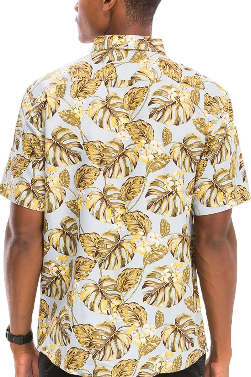 Digital Print Hawaiian Short Sleeve Shirt