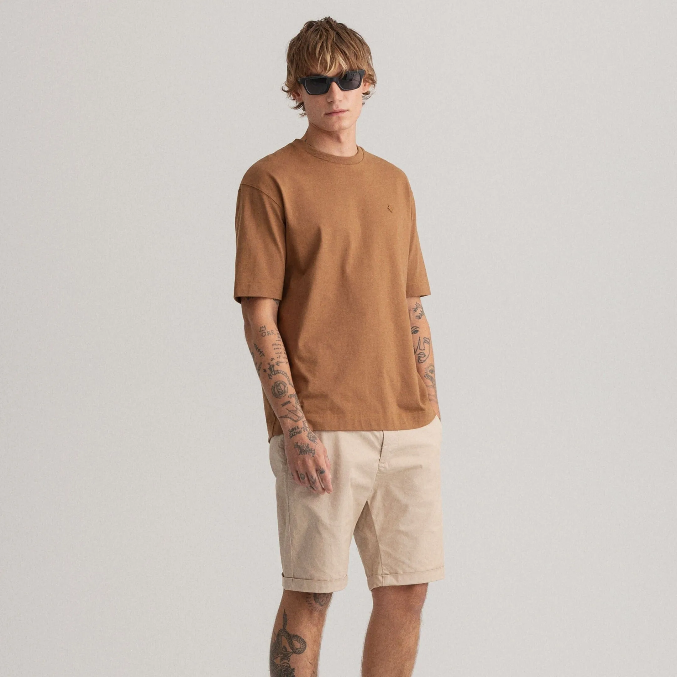 GANT Allister Regular Fit Sunfaded Shorts Dry Sand