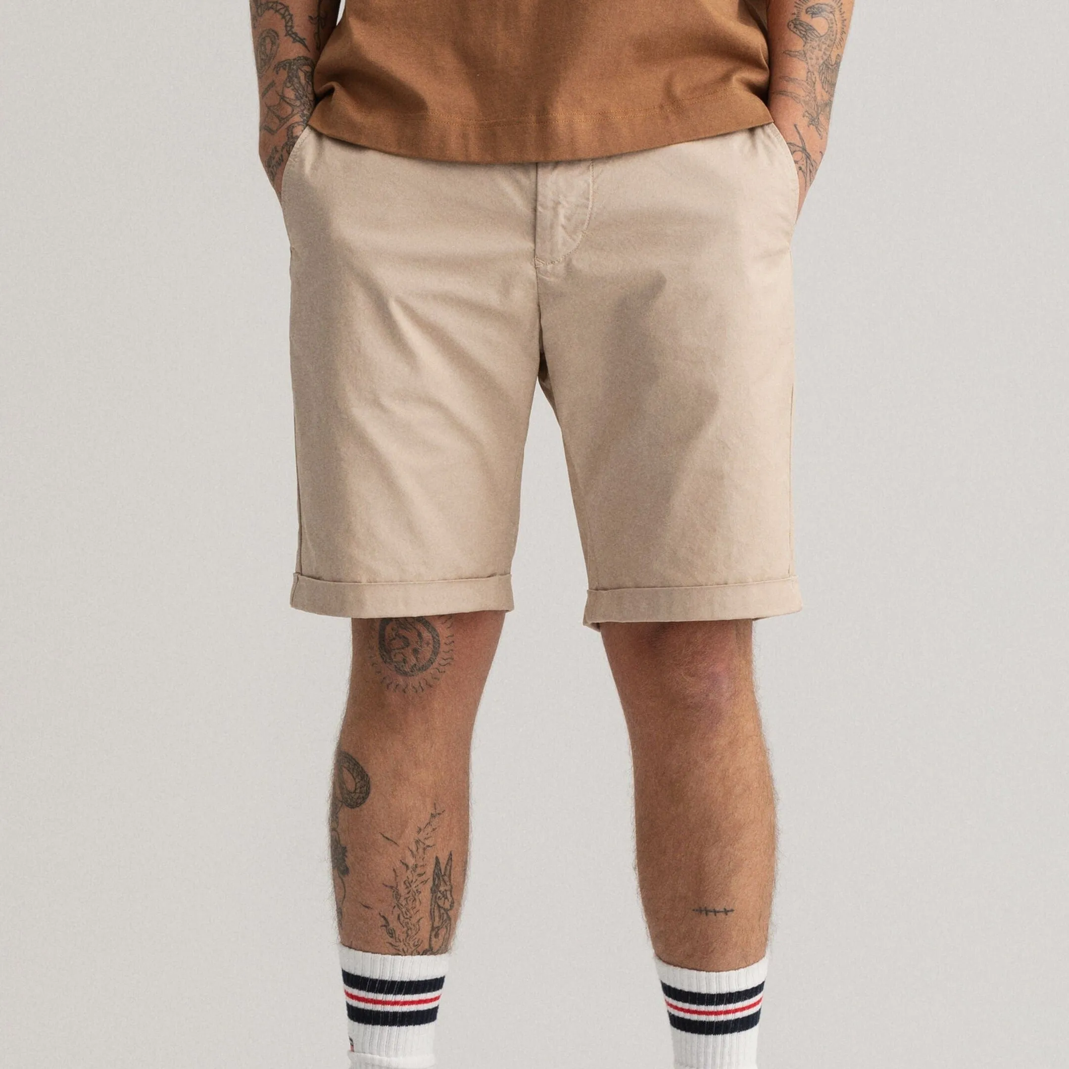 GANT Allister Regular Fit Sunfaded Shorts Dry Sand