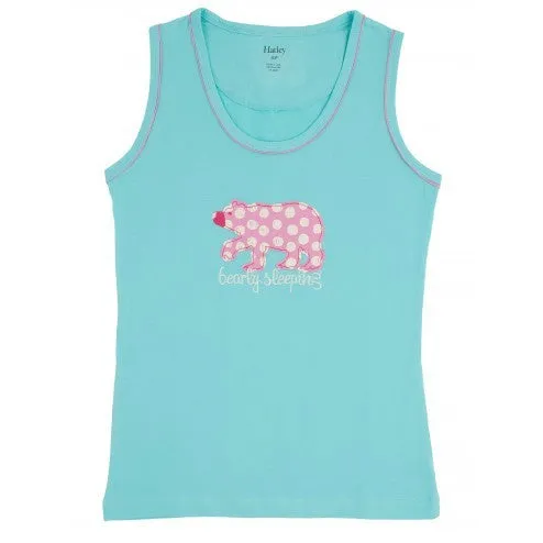 Hatley Womens Pyjama Tank - Patterned Bears