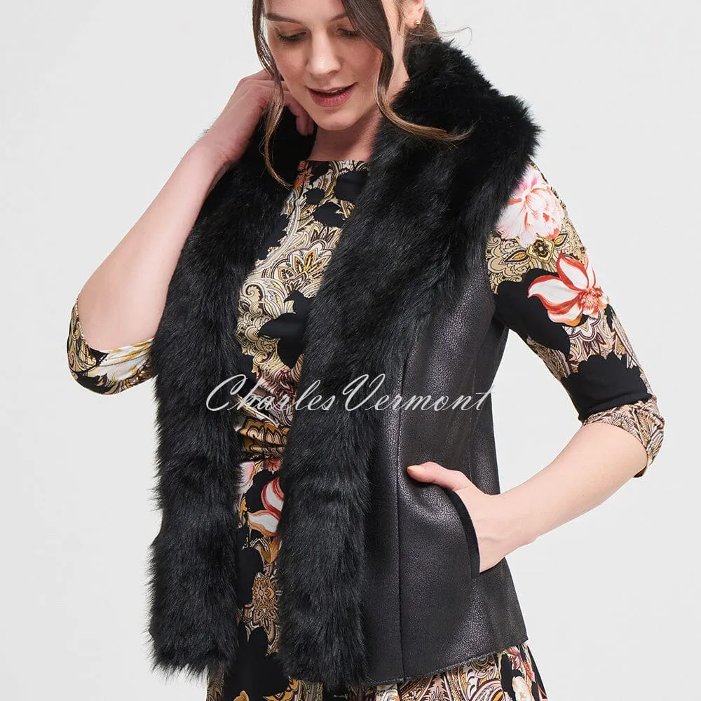 Joseph Ribkoff Faux Fur Gilet – Style 213996