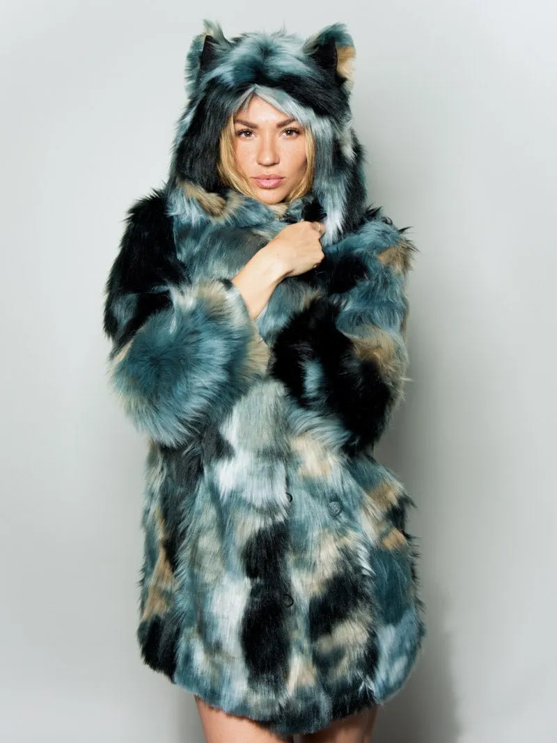 Marble Fox Faux Fur Coat