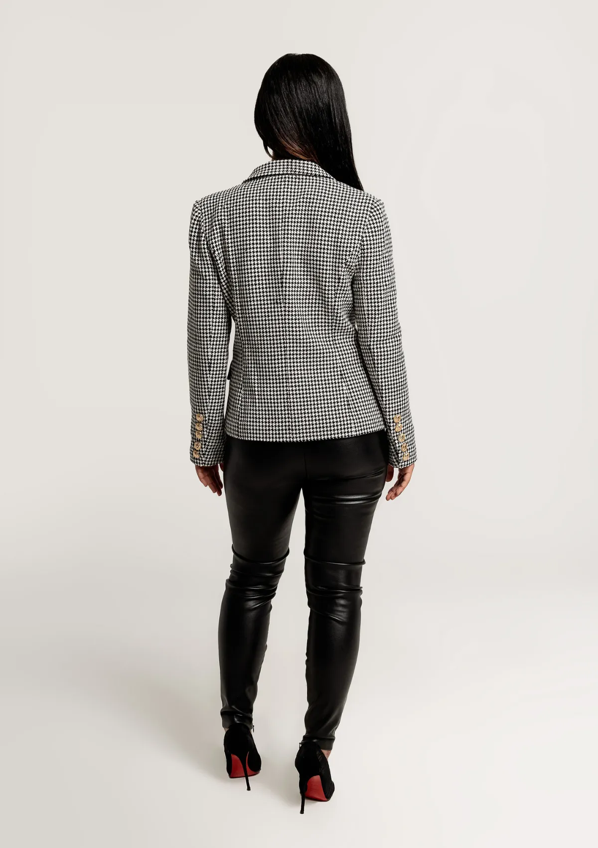 Matilda Blazer - Houndstooth