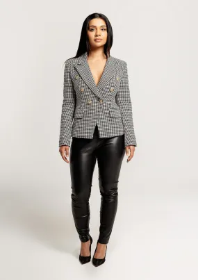 Matilda Blazer - Houndstooth