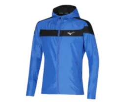 Mizuno Mens Hooded Running Jacket (Nebulas Blue)