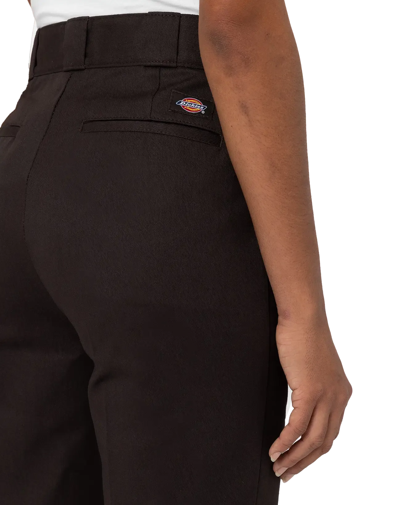 Phoenix Cropped Trousers in Dark Brown