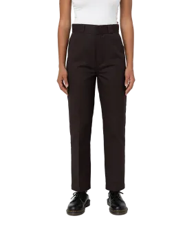 Phoenix Cropped Trousers in Dark Brown