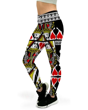 Queen of Hearts Yoga Pants