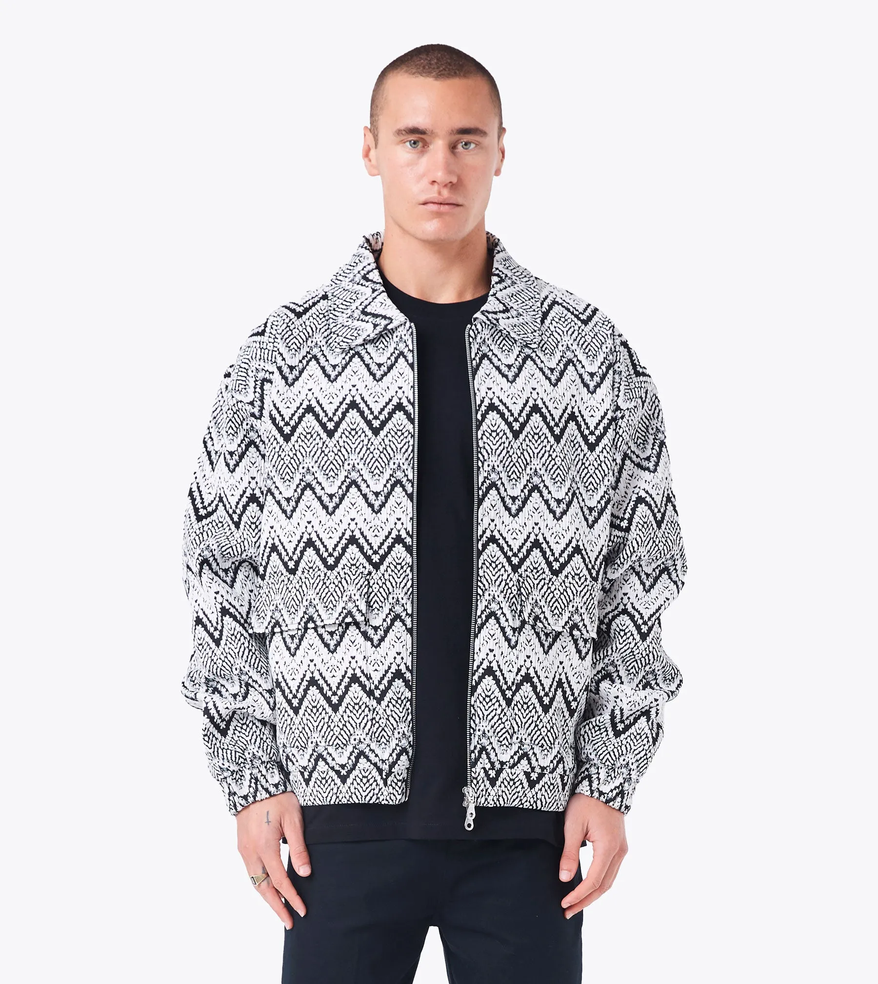 ZZ Lodge Jacket Black/White